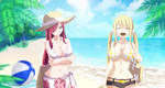 Lucy and Erza Bikini season | Fairy Tail by rastark656