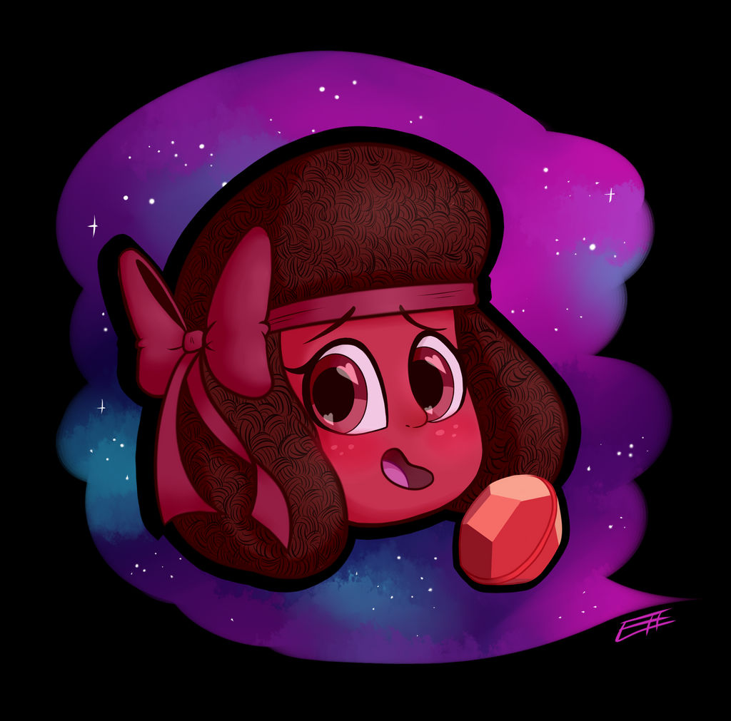 Ruby head sticker drawing by Chippocat on DeviantArt