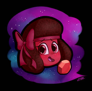 Ruby head sticker drawing