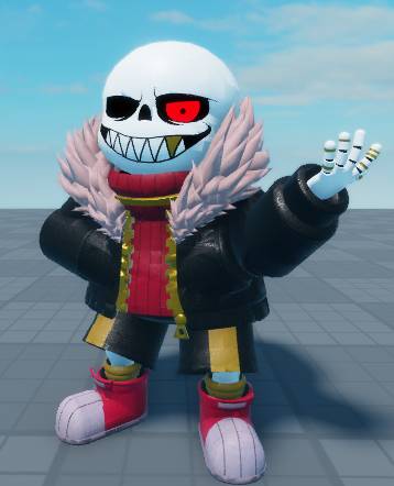 Horrortale Sans Hunger Posed by Flybydogey101 on DeviantArt