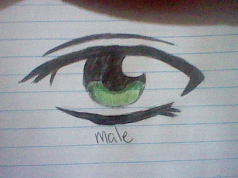 Anime eye: Male