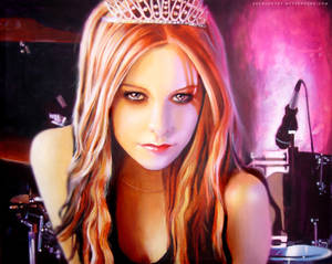 Acrylic Pinting_Avril Lavigne