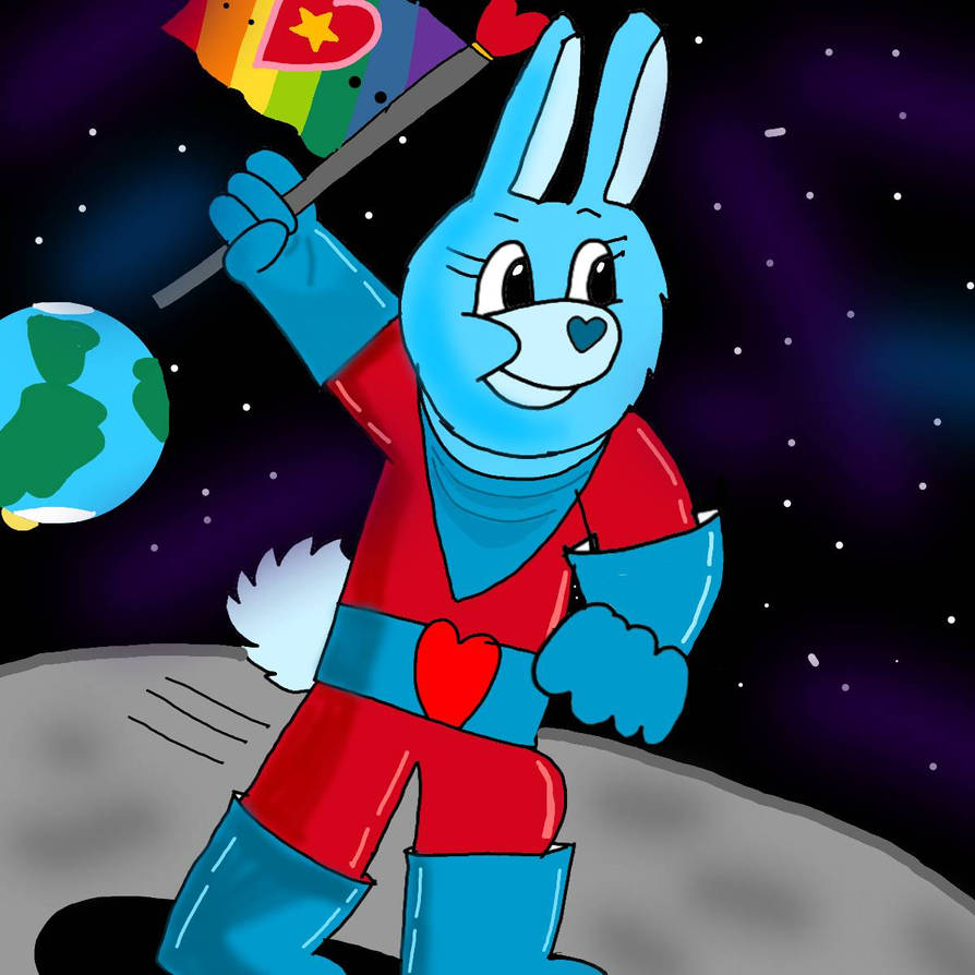 Space Swift heart rabbit by earthboundfan10 on DeviantArt