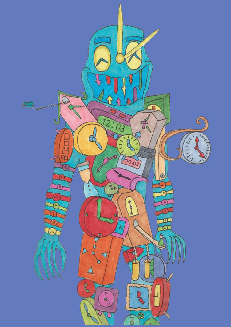 Clockblocker Clock Monster by YouKnowTom on DeviantArt