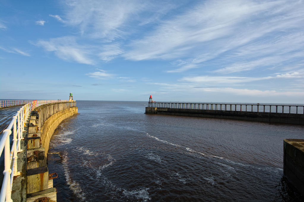 Whitby Piers