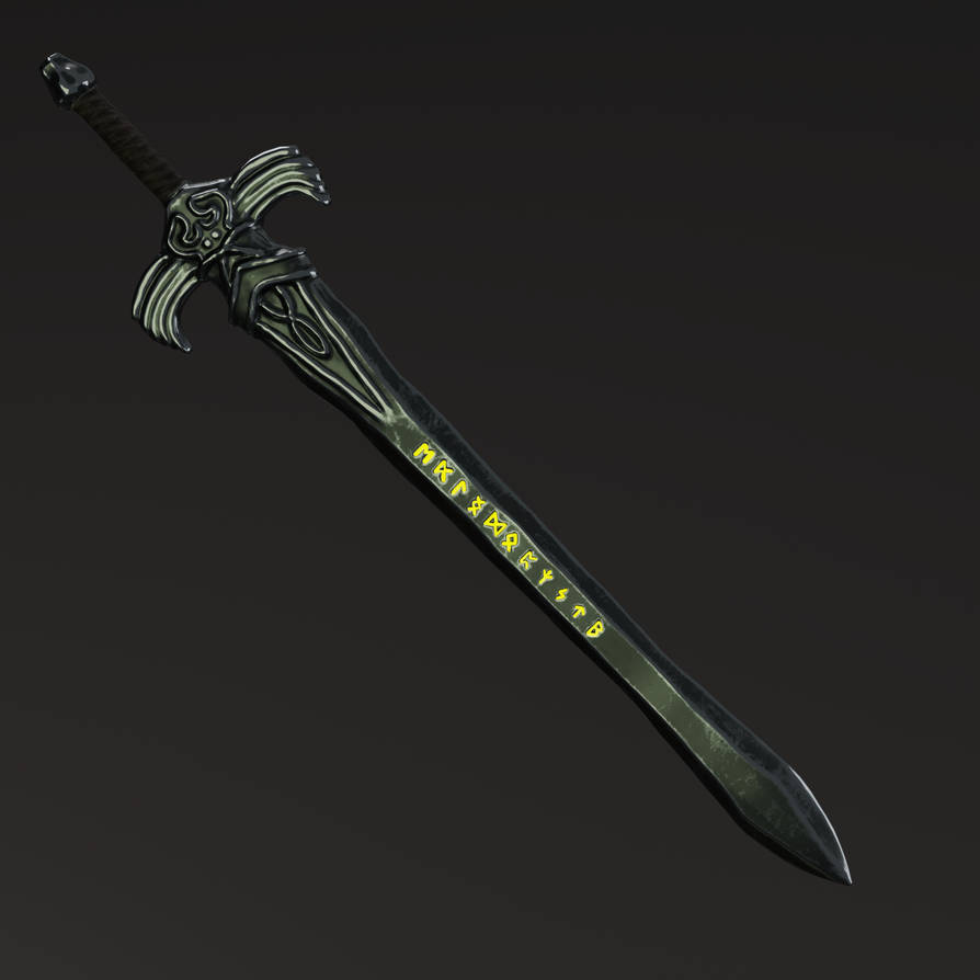 Stylized Rune Sword by Zlydnya1 on DeviantArt