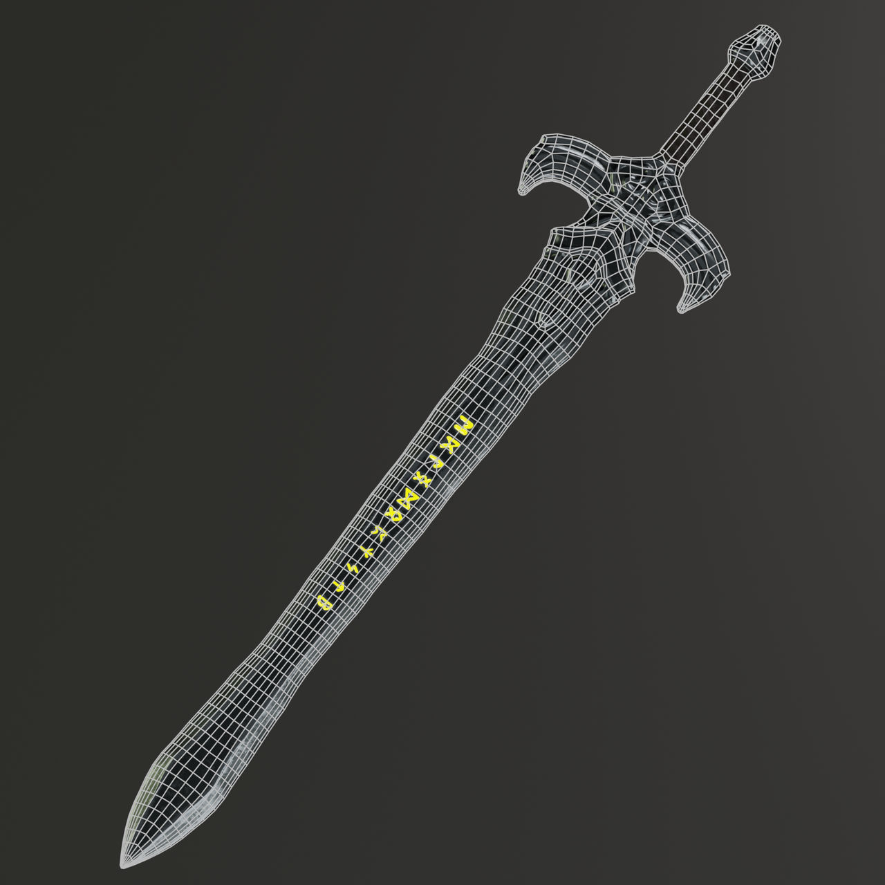 Swordwireframe By Zlydnya1 On DeviantArt swordwireframe-by-zlydnya1-on-deviantart