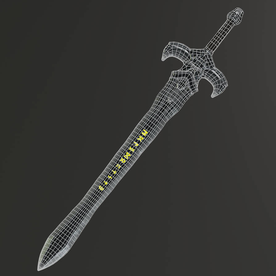 Swordwireframe by Zlydnya1 on DeviantArt