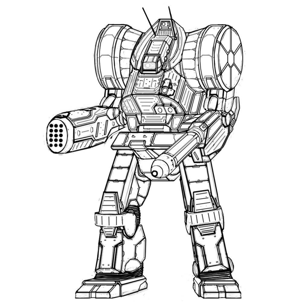 Real steel robot coloring pages