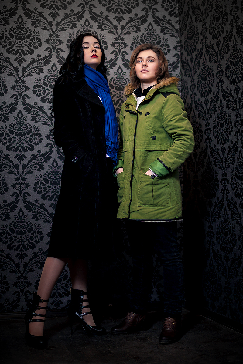 Female Sherlock and John