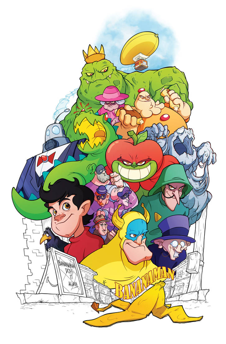 Bananaman Coloured By Phil Crash Murphy On DeviantArt bananaman-coloured-by-phil-crash-murphy-on-deviantart