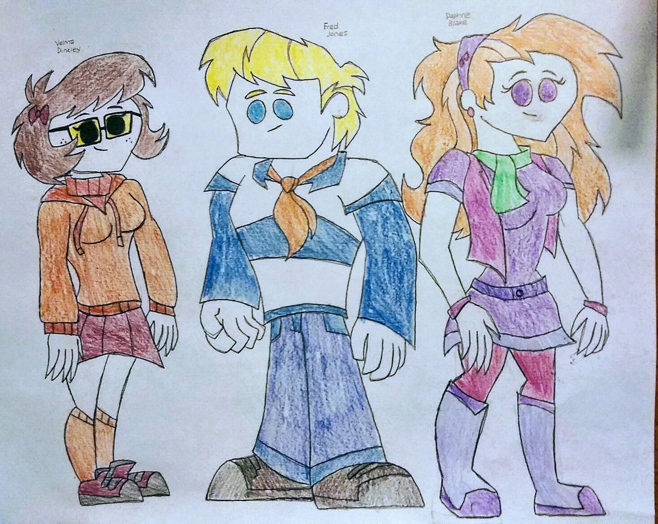 TSCOSD - Fred, Velma and Daphne by CyberEman2099 on DeviantArt