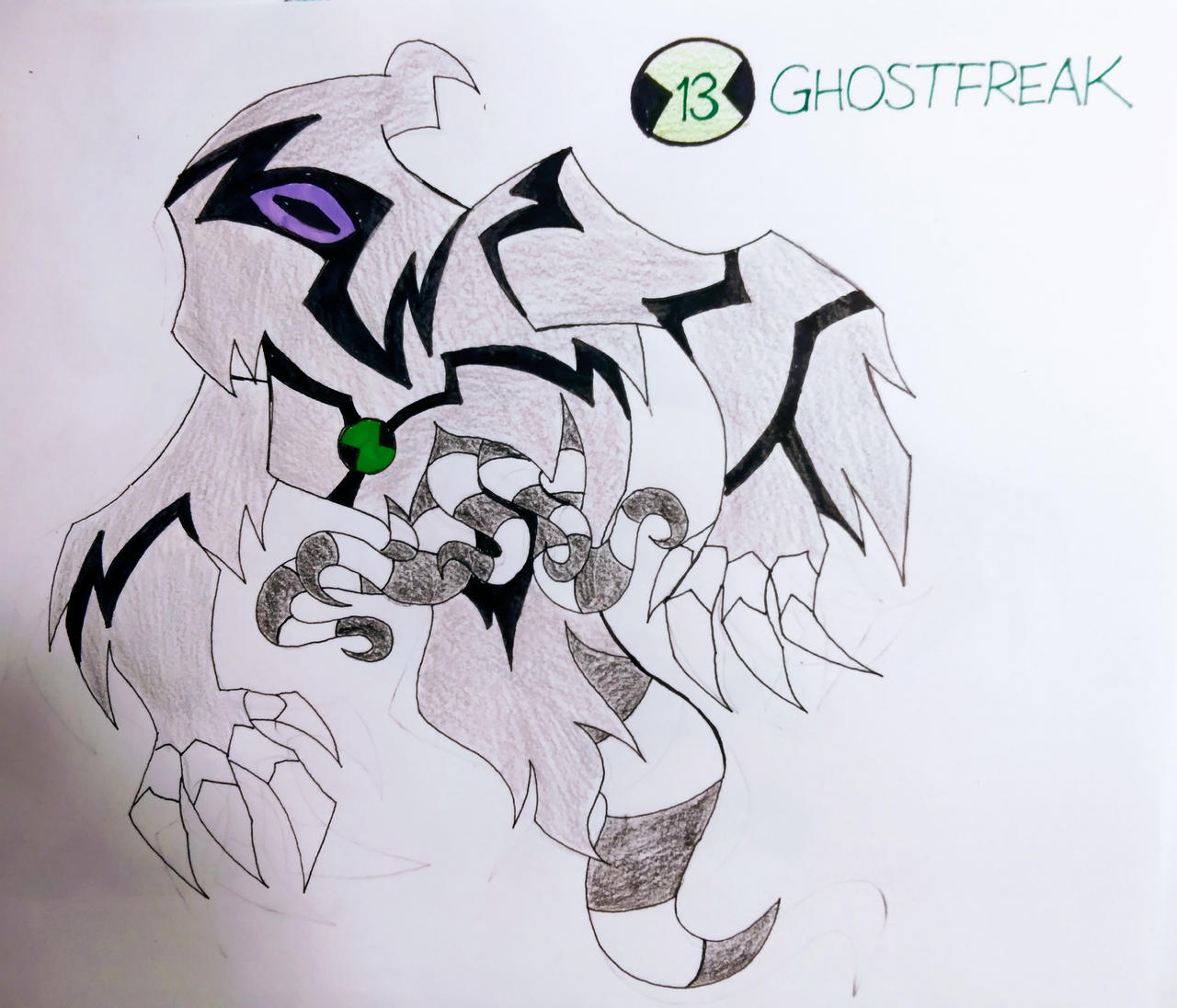 Ben 10: ET - Ghostfreak by CyberEman2099 on DeviantArt