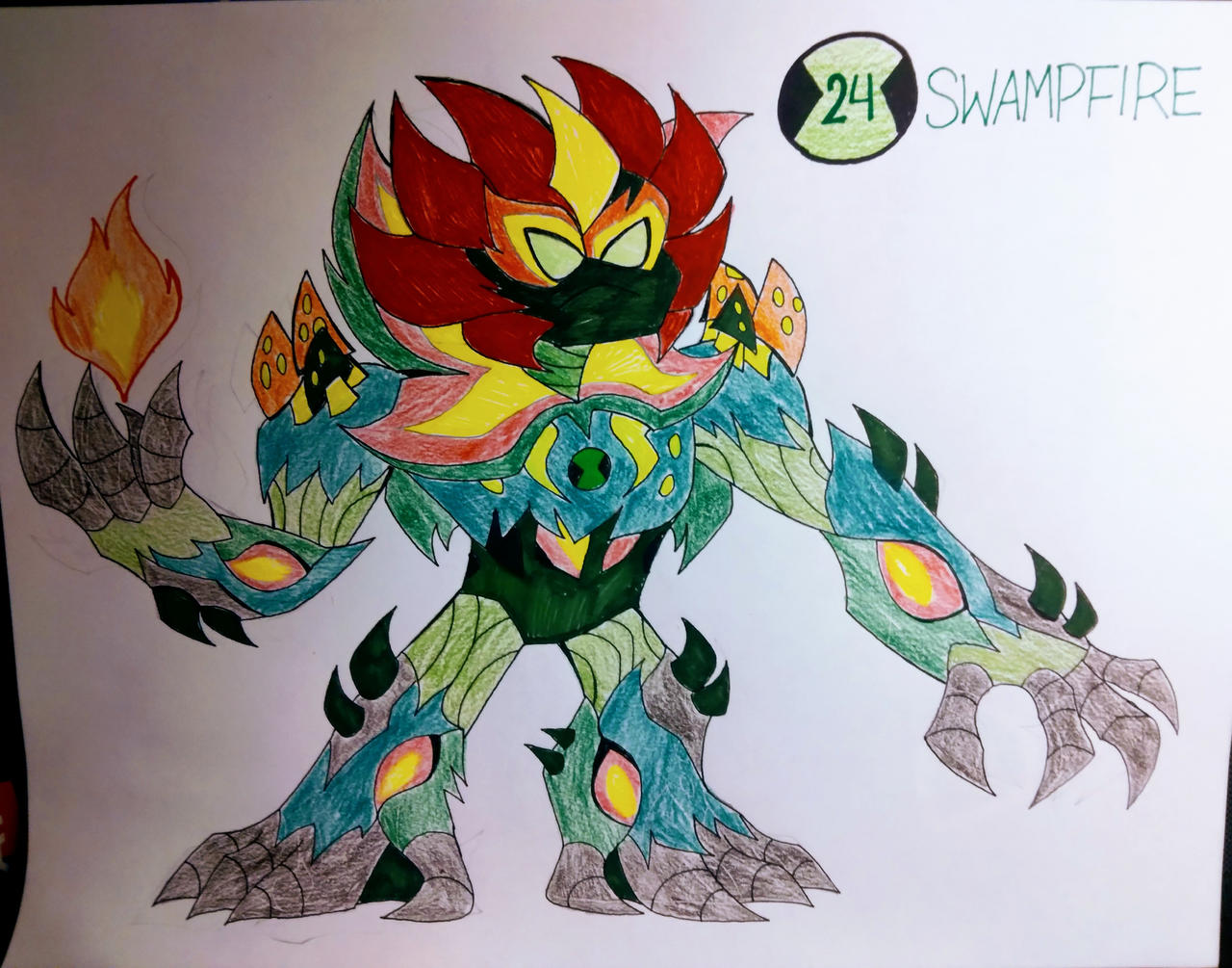 Ben 10: ET - Swampfire by CyberEman2099 on DeviantArt