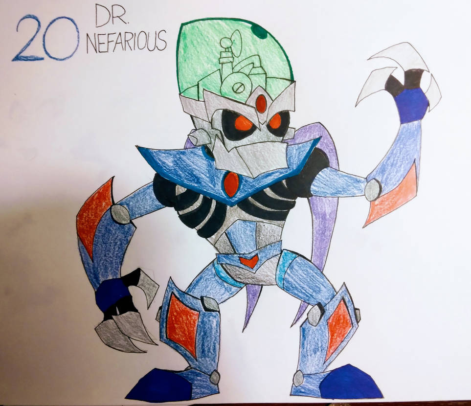 31 Faces of Darkness II - Dr. Nefarious by CyberEman2099 on DeviantArt