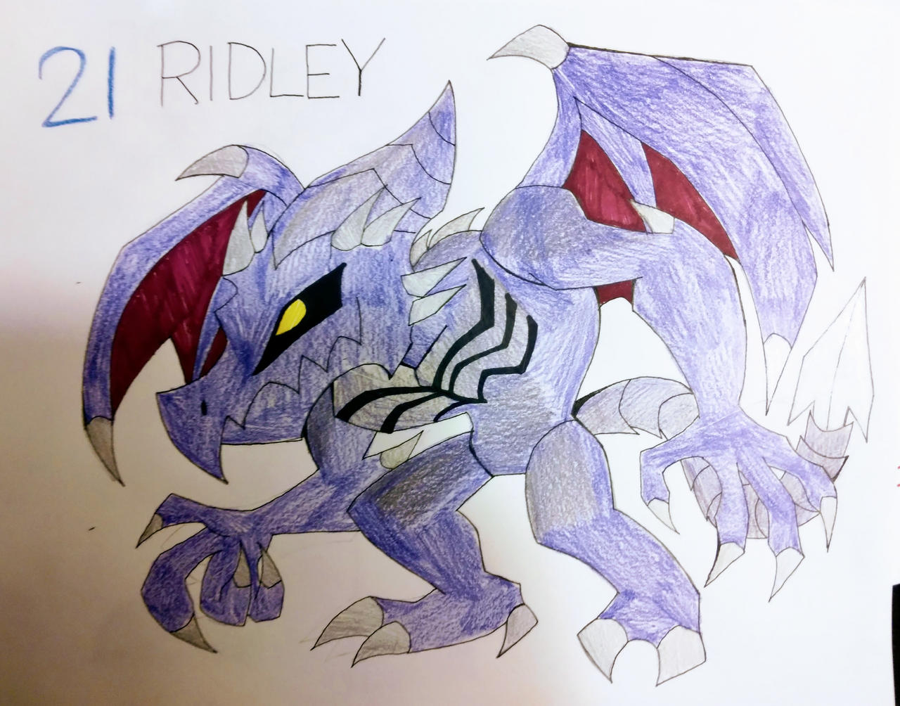31 Faces of Darkness II - Ridley by CyberEman2099 on DeviantArt