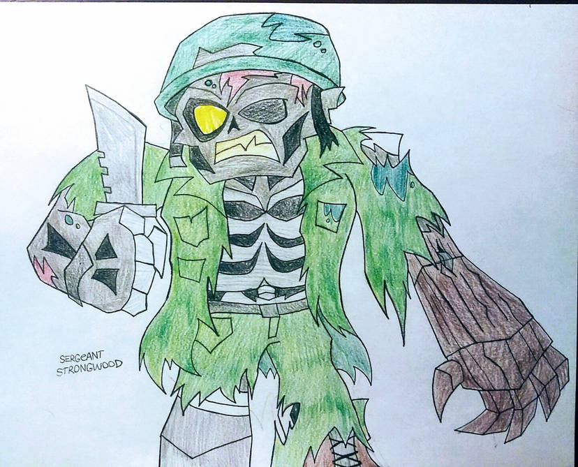 Deviantart Vendant Zombie TCCOSD - Zombie of Sergeant Strongwood by CyberEman2099 on DeviantArt
