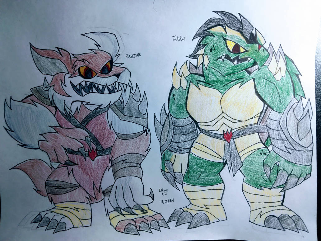 TMNTEE: Rahzar and Tokka by CyberEman2099 on DeviantArt