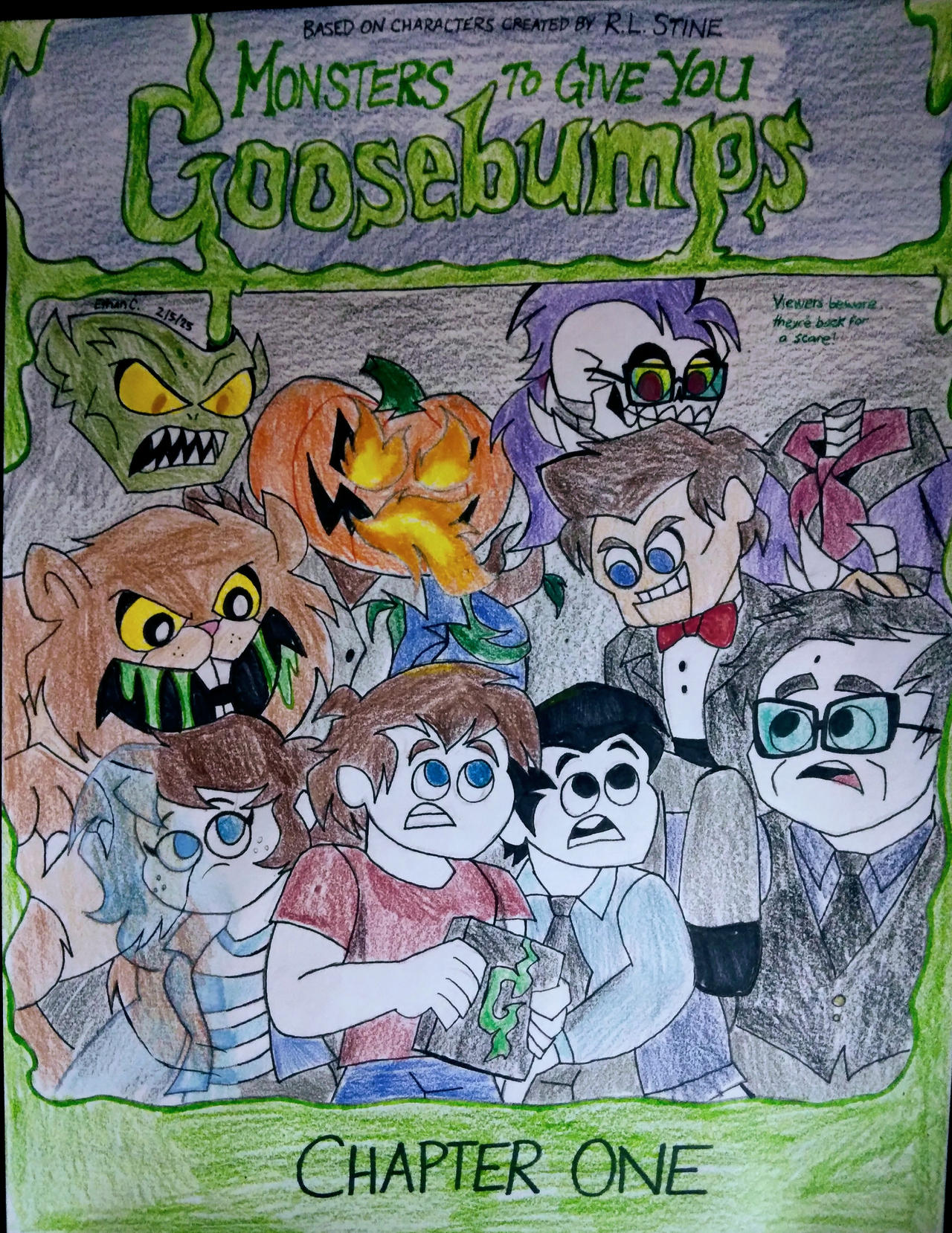 Monsters To Give You Goosebumps Promo Art 1 by CyberEman2099 on DeviantArt