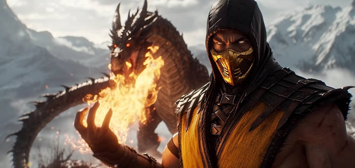 mortal kombat scorpion and dragon