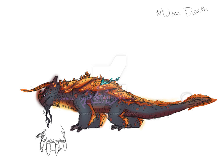 Molten Rabbit Molten Death by RomanTheEmperor on DeviantArt