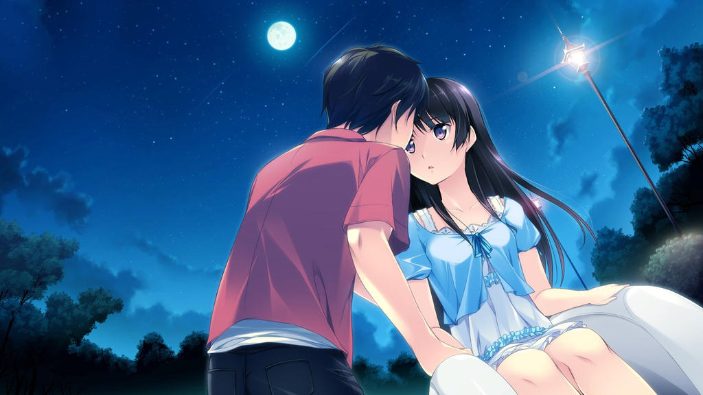 Romantic Anime Scene by sabalad on DeviantArt