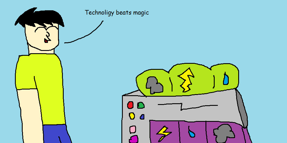 technology vs. magic panel 3 by HunterX1234567890 on DeviantArt