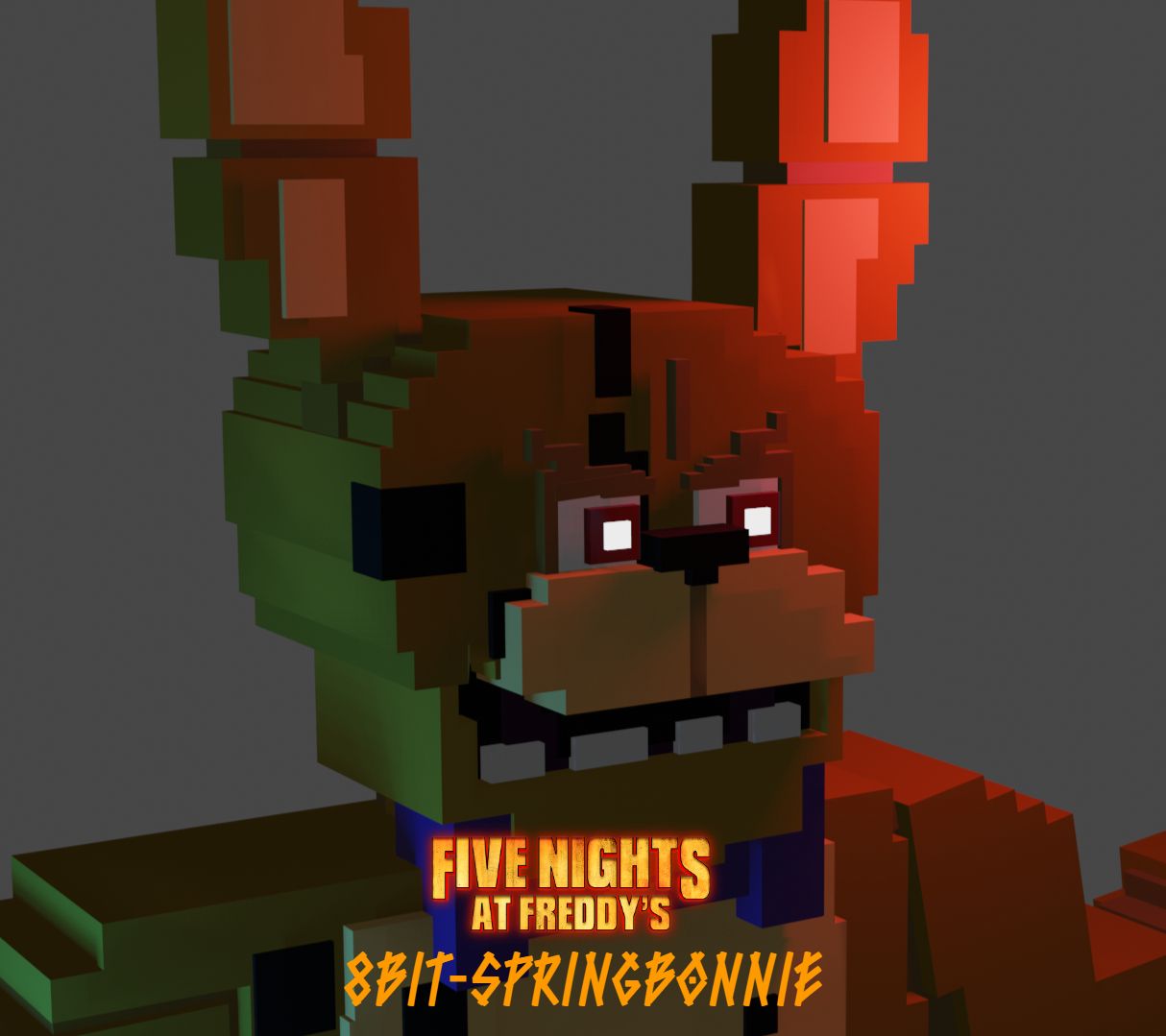FNaF Movie - 8-bit Springbonnie by JustluckY1ppe on DeviantArt
