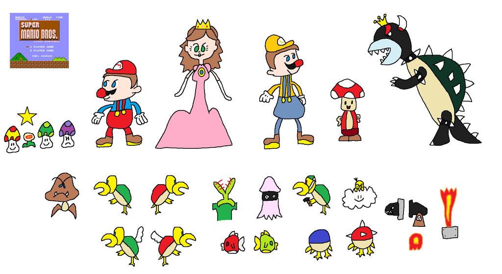 NES Classics - Super Mario Bros. by SuperDrewBros on DeviantArt