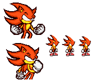 Super Sonic.eyx flying sprite by shadowXcode on DeviantArt