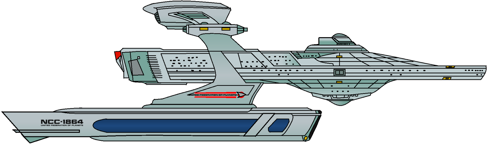 Miranda Class Miranda-class medium cruiser (Star Trek (Canon)) by Reesecandy2003 on ...