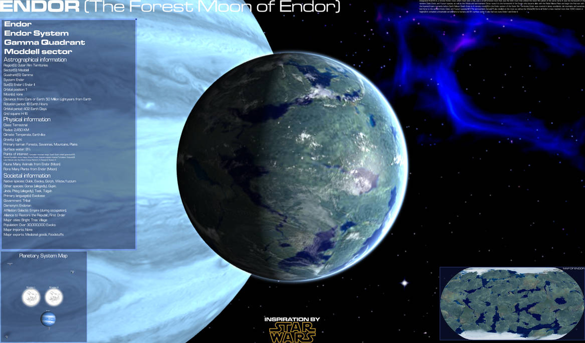 Edor System Planetary and Star Info - Endor (Moon) by Reesecandy2003 on DeviantArt