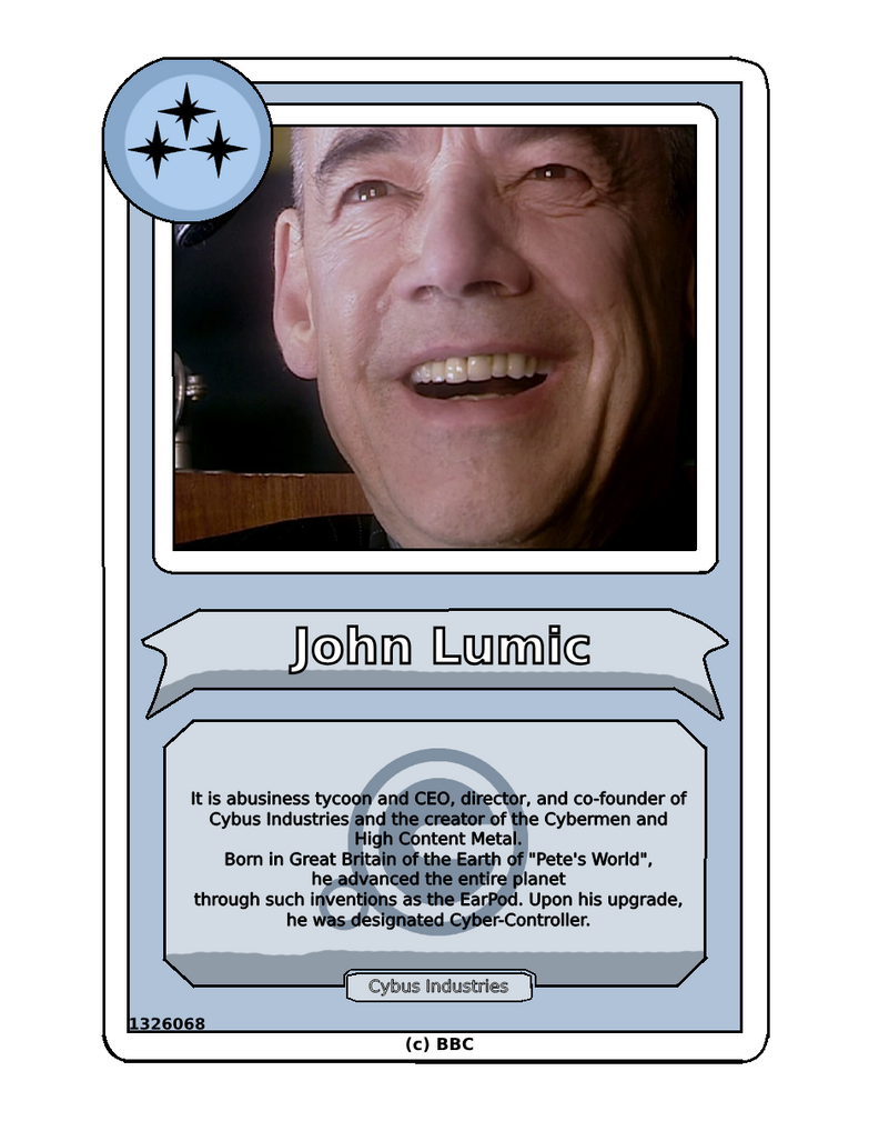 Bio Card - John Lumic by Reesecandy2003 on DeviantArt