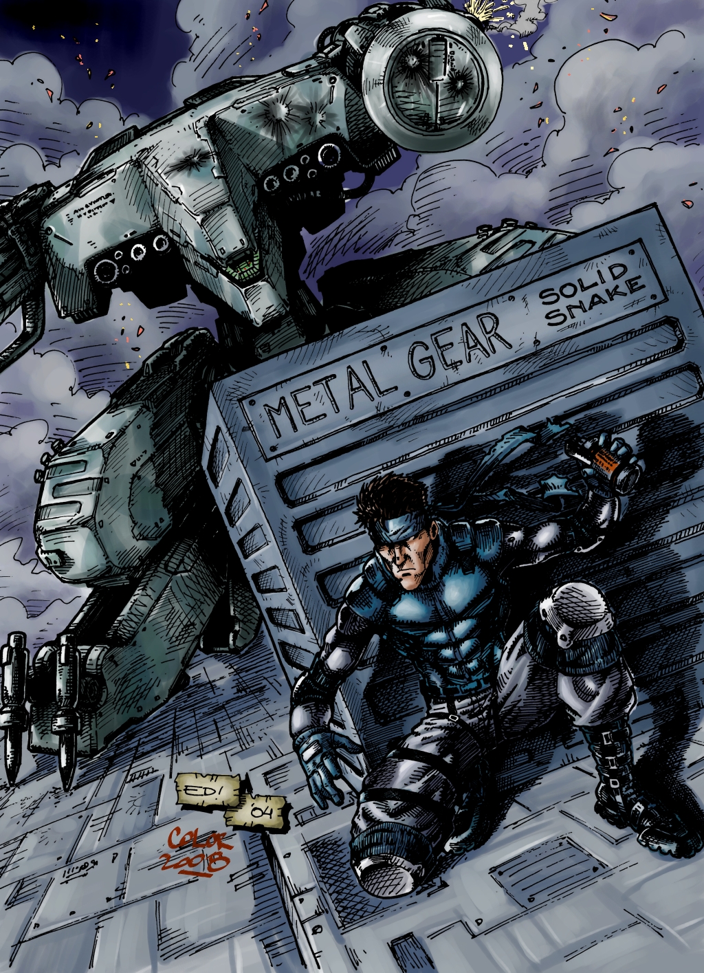 metal gear color