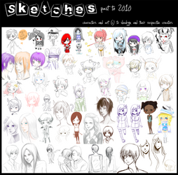 Sketch Dump I: Past to 2010