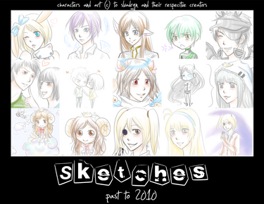 Sketch Dump II: Past to 2010