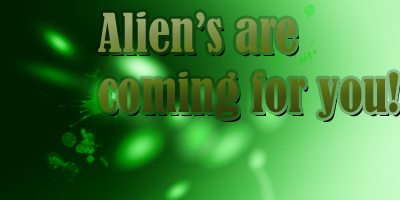 Aliens are coming