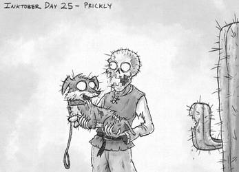 Inktober Day 25 - Prickly