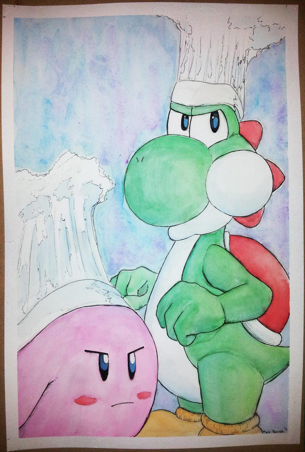 Chef Yoshi Chef Yoshi and Sous Chef Kirby by theartofbenbelcher on DeviantArt