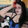 my scary goth self plus cat