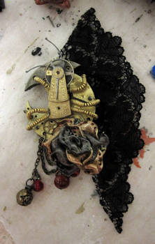 Steambug brooch