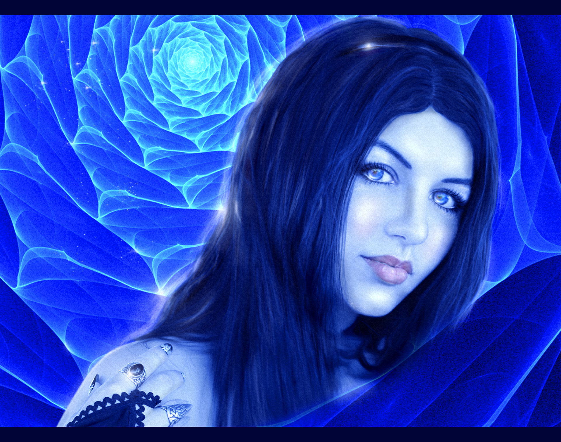 Blue rose