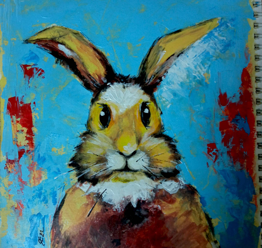 Abstract rabbit 2023 by Alena-48 on DeviantArt