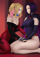 Harley Quinn and Raven