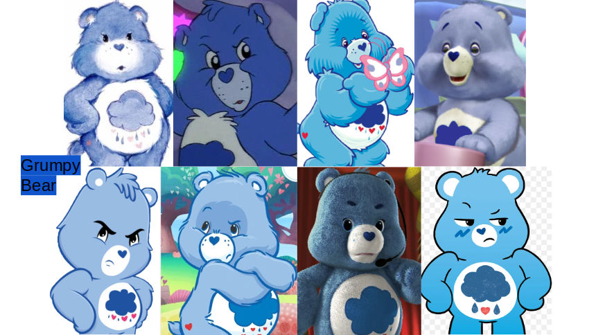 Grumpy Beart Grumpy Bear Evolution by Lelan-B-Keeton on DeviantArt