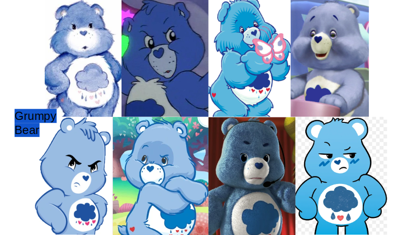 Grumpy Bear Evolution by Lelan-B-Keeton on DeviantArt