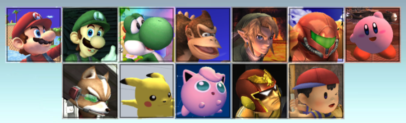 Super Smash Bros: Original 12 (Brawl) by Lelan-B-Keeton on DeviantArt