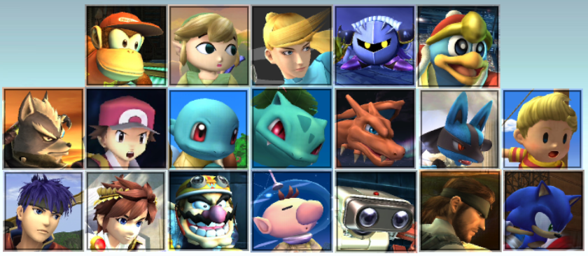 Smahs Brawl Roster Super Smash Bros: Brawl Newcomers (Brawl) by Lelan-B-Keeton on DeviantArt