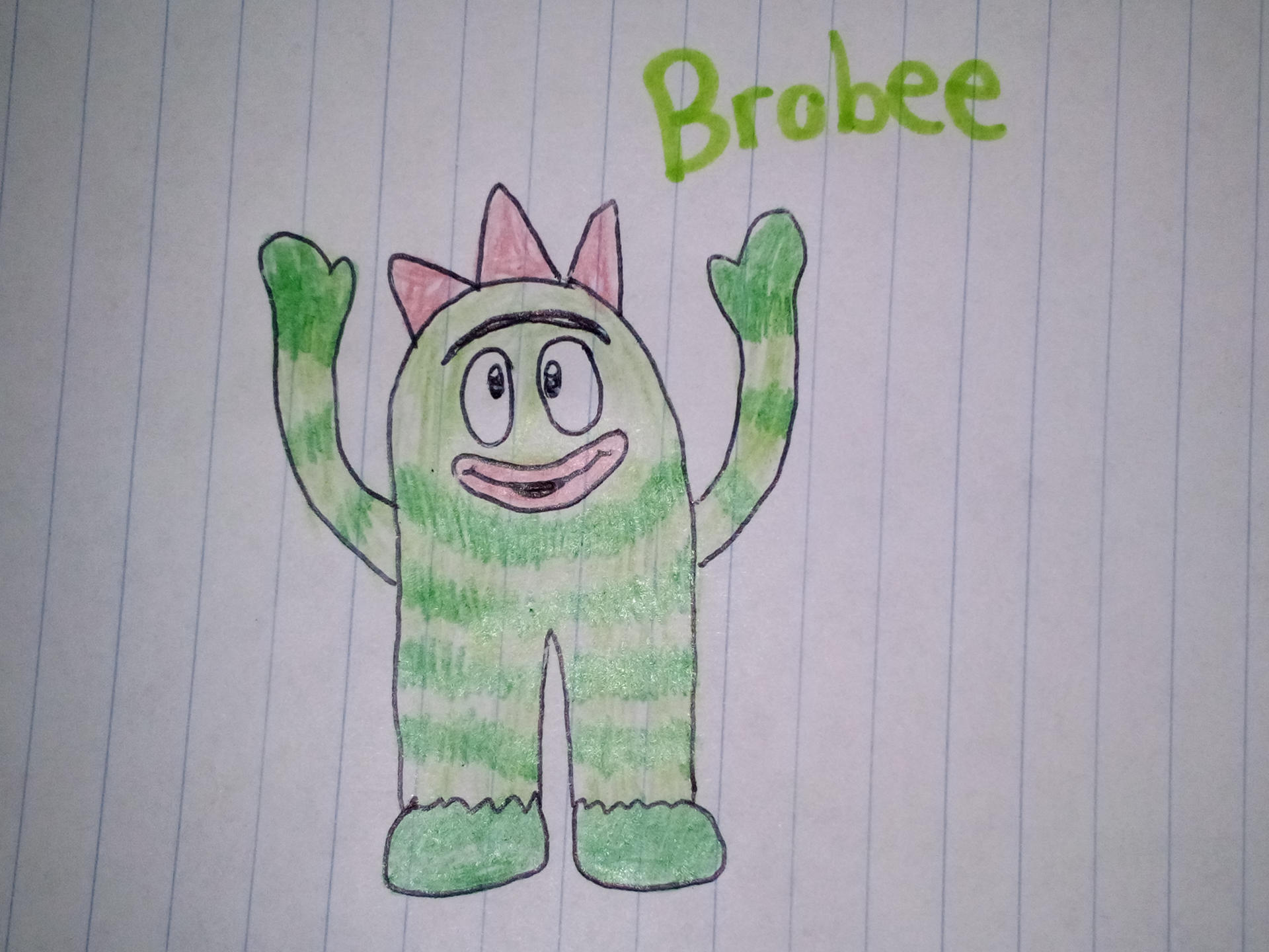 Brobee Deviantart Yo Gabba Gabba: Brobee by Lelan-B-Keeton on DeviantArt