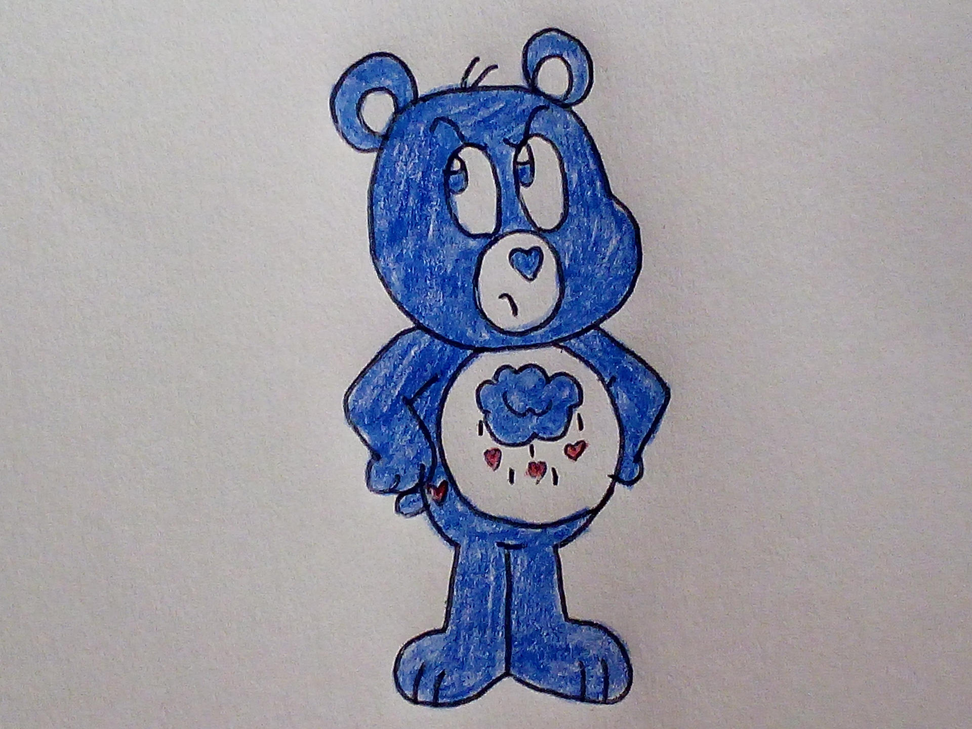 Grumpy Bear by Lelan-B-Keeton on DeviantArt